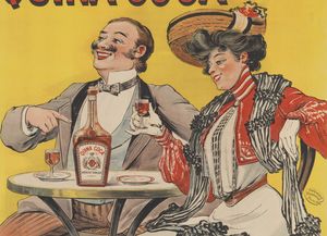 "Il n'y a rien de fortifiant comme le Quina-Coca" : affiche publicitaire couleur très grand format (1900, cote : 7FI/199)
